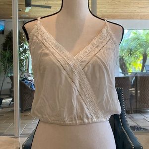 White blouse tank- with lace- from Nordstrom and wore once!